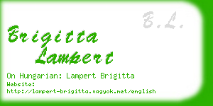 brigitta lampert business card